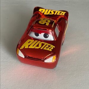 Chrome Red & Yellow Lightning McQueen Funko Pop with RUSTEZE